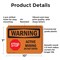 Signmission Active Mining Do Not Enter With Symbol OSHA Warning Sign, Plastic, 10in W x 7in L, 2PK OS-2PACK-WS-P-710-L-12456 - alternate 2